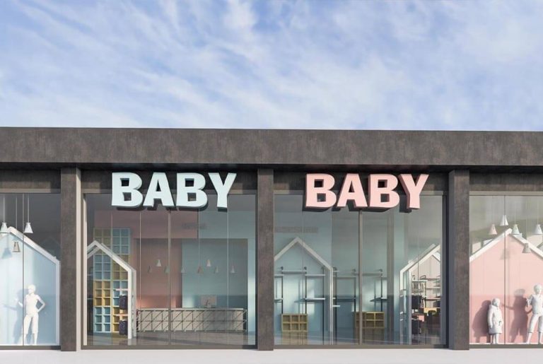 bebek magazasi dekorasyon